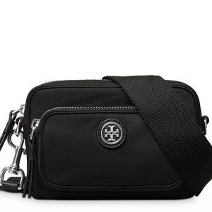 Tory Burch Mini Recycled Nylon Camera Crossbody Bag